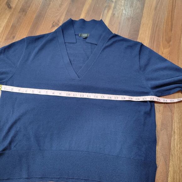 J. Crew Split Neckline Supersoft 100% Merrino Wool Size Large - Picture 8 of 9